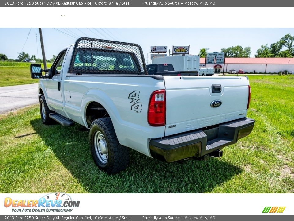 2013 Ford F250 Super Duty XL Regular Cab 4x4 Oxford White / Steel Photo #6