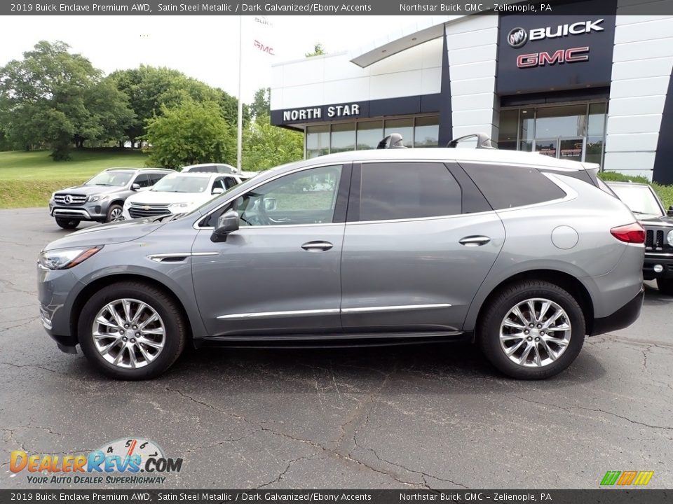 2019 Buick Enclave Premium AWD Satin Steel Metallic / Dark Galvanized/Ebony Accents Photo #2