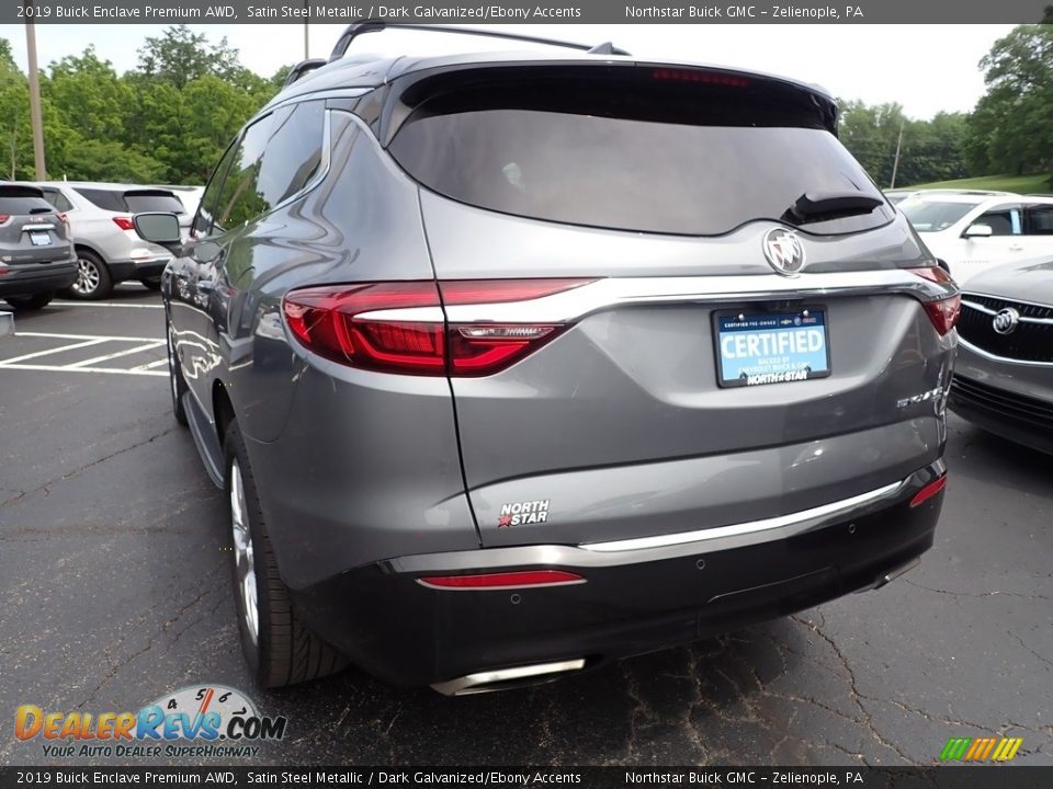 2019 Buick Enclave Premium AWD Satin Steel Metallic / Dark Galvanized/Ebony Accents Photo #4