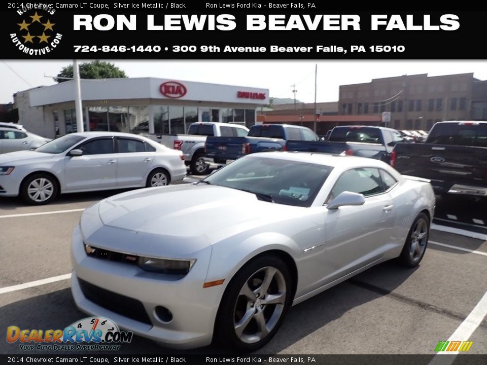 2014 Chevrolet Camaro LT Coupe Silver Ice Metallic / Black Photo #1