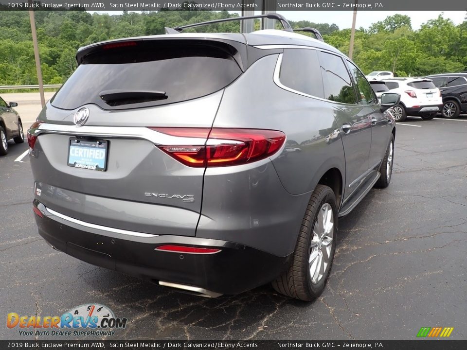 2019 Buick Enclave Premium AWD Satin Steel Metallic / Dark Galvanized/Ebony Accents Photo #6