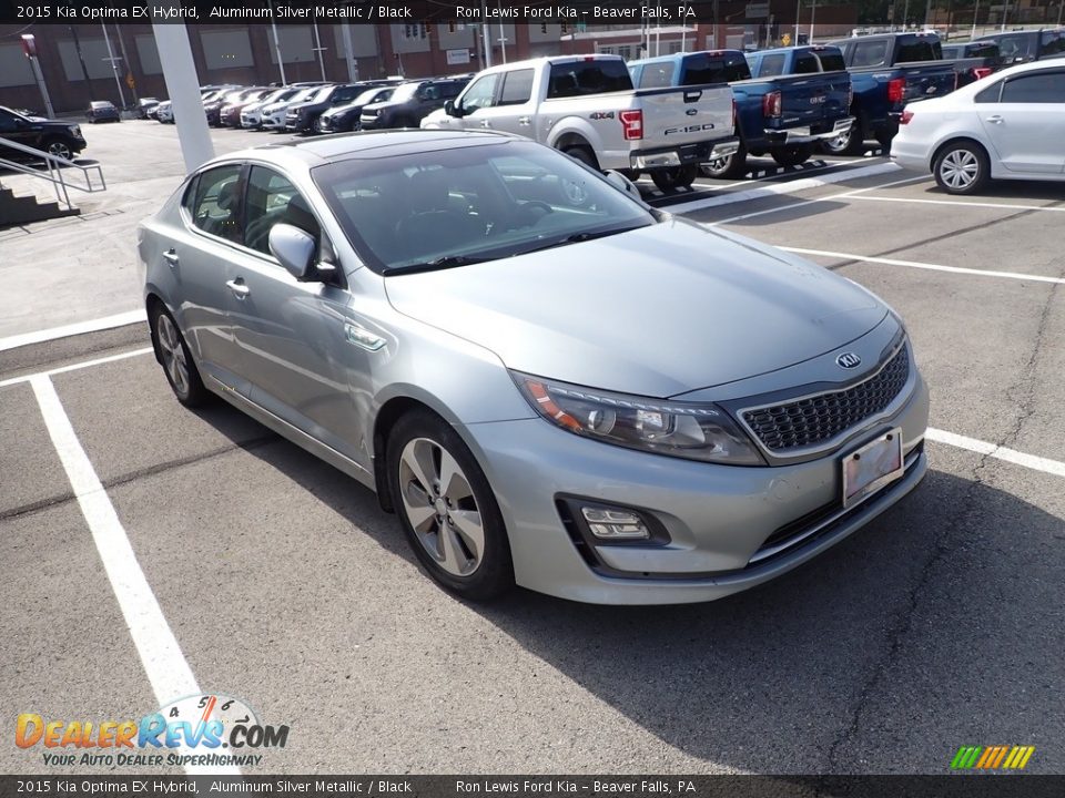 Aluminum Silver Metallic 2015 Kia Optima EX Hybrid Photo #3