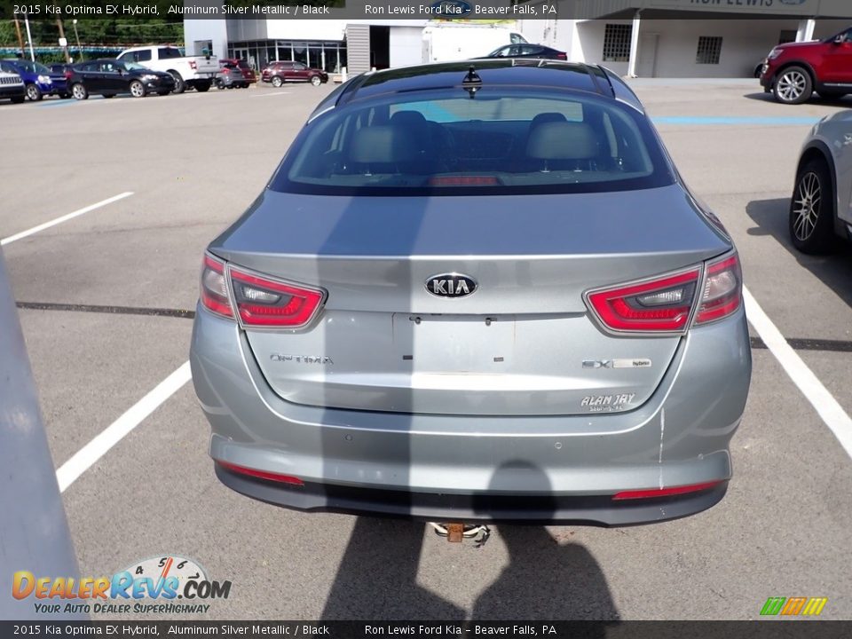 2015 Kia Optima EX Hybrid Aluminum Silver Metallic / Black Photo #4