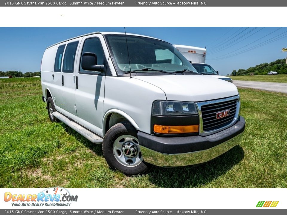 2015 GMC Savana Van 2500 Cargo Summit White / Medium Pewter Photo #1