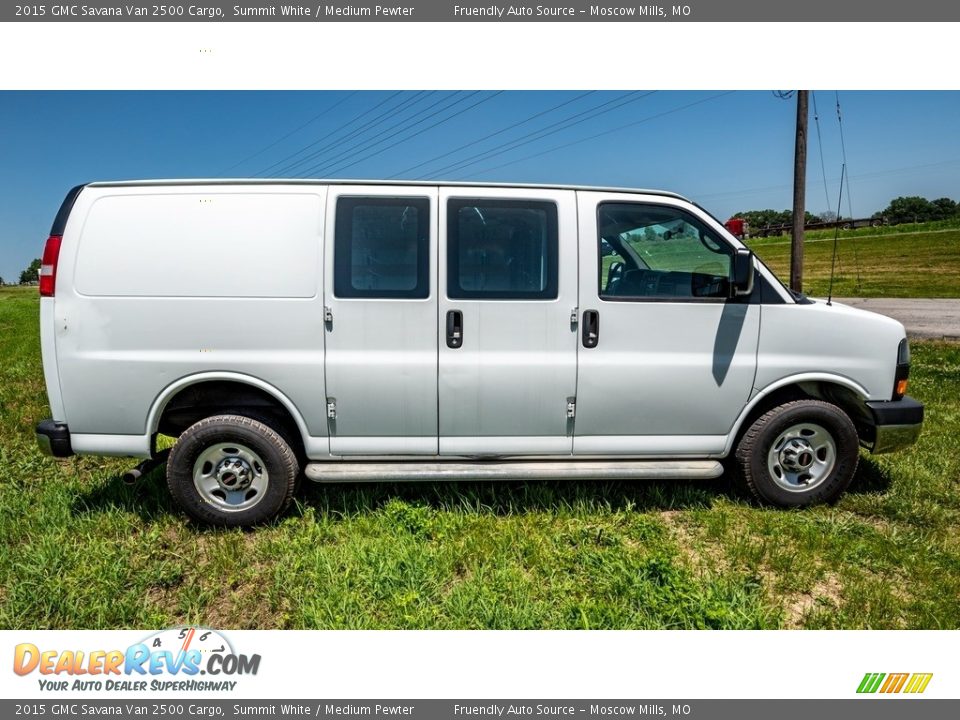 2015 GMC Savana Van 2500 Cargo Summit White / Medium Pewter Photo #3