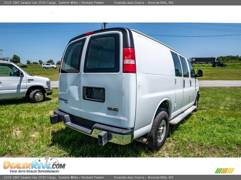 2015 GMC Savana Van 2500 Cargo Summit White / Medium Pewter Photo #4