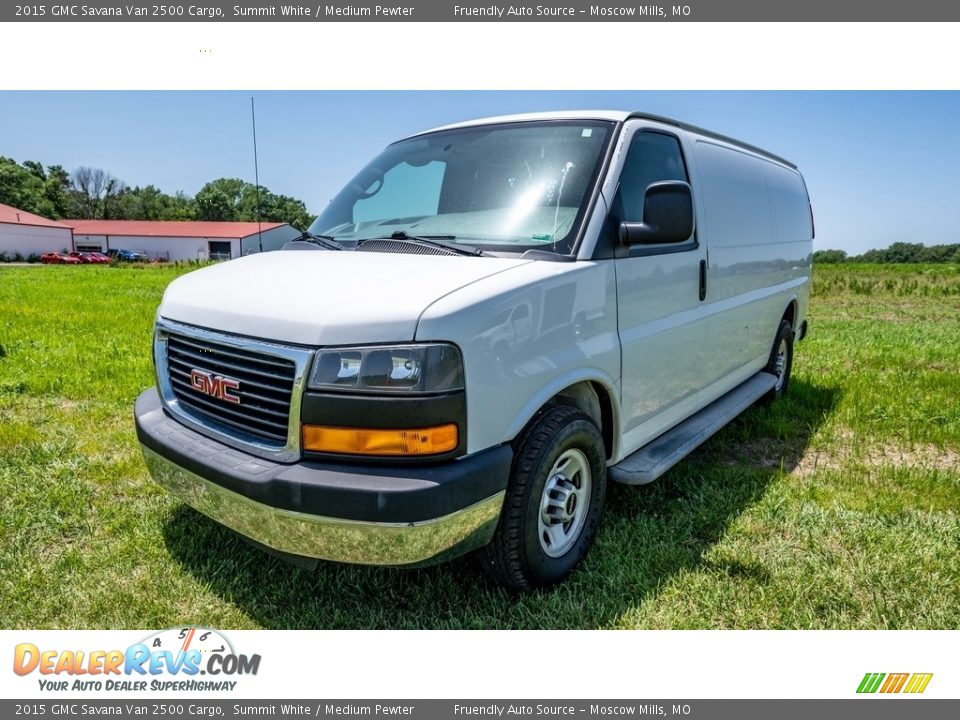 2015 GMC Savana Van 2500 Cargo Summit White / Medium Pewter Photo #8