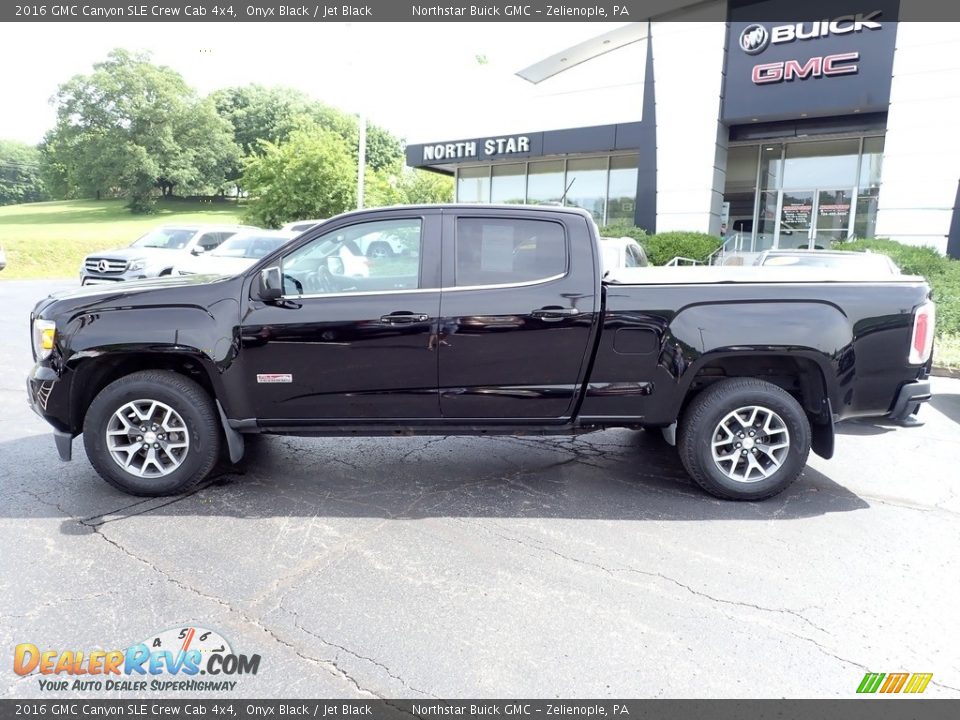 2016 GMC Canyon SLE Crew Cab 4x4 Onyx Black / Jet Black Photo #2