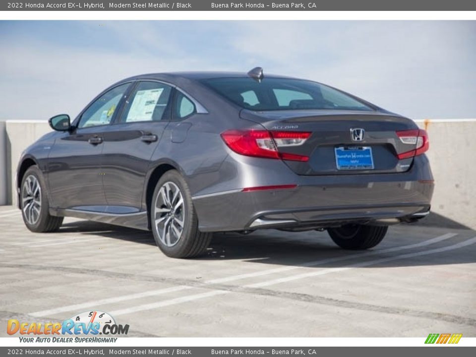 2022 Honda Accord EX-L Hybrid Modern Steel Metallic / Black Photo #2