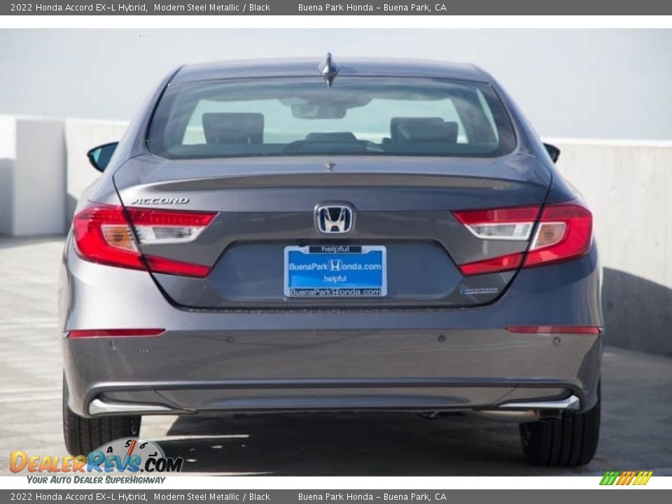 2022 Honda Accord EX-L Hybrid Modern Steel Metallic / Black Photo #5