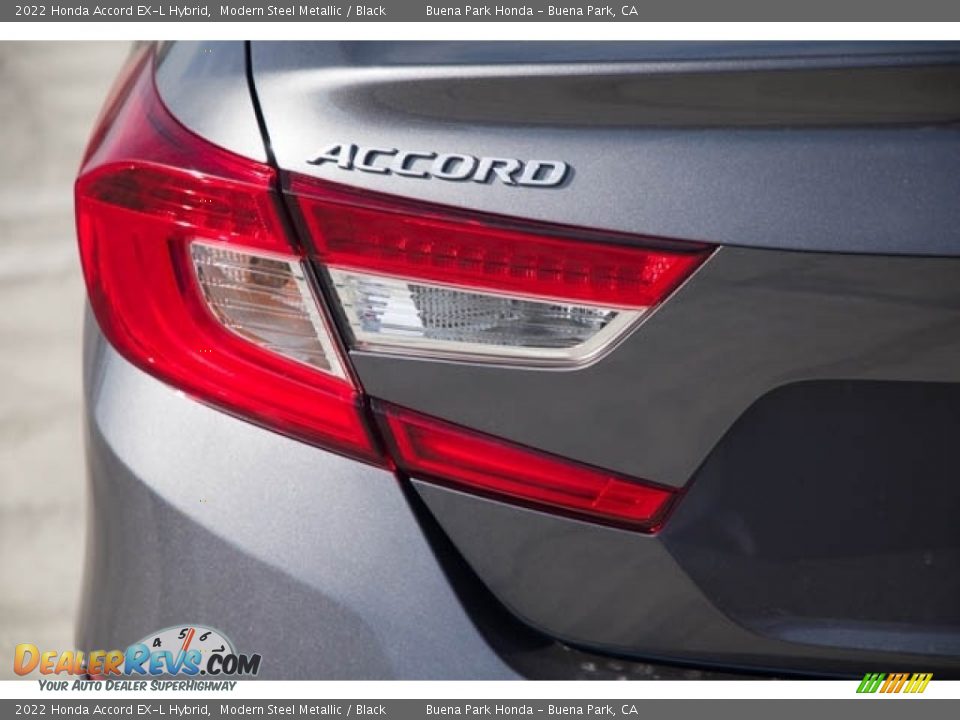 2022 Honda Accord EX-L Hybrid Modern Steel Metallic / Black Photo #6