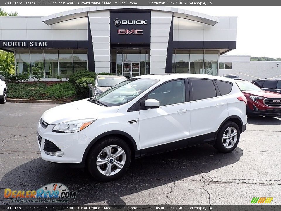 2013 Ford Escape SE 1.6L EcoBoost 4WD Oxford White / Medium Light Stone Photo #1