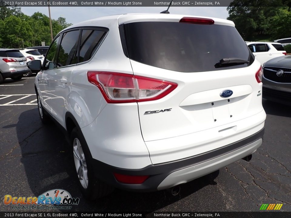 2013 Ford Escape SE 1.6L EcoBoost 4WD Oxford White / Medium Light Stone Photo #4