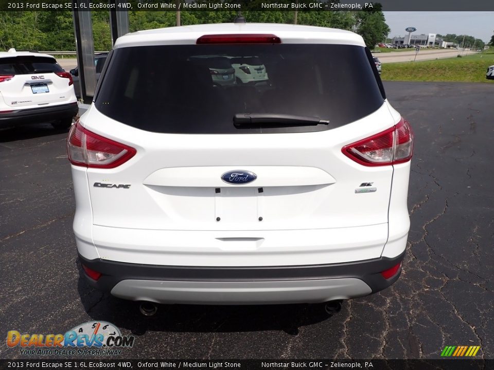 2013 Ford Escape SE 1.6L EcoBoost 4WD Oxford White / Medium Light Stone Photo #5