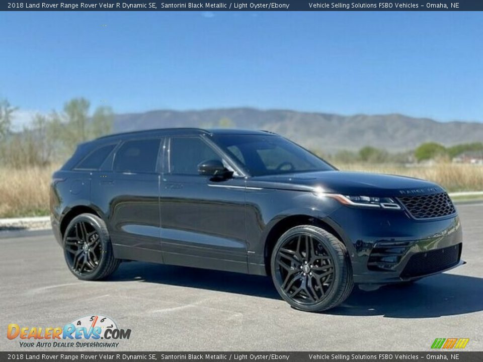 Santorini Black Metallic 2018 Land Rover Range Rover Velar R Dynamic SE Photo #2