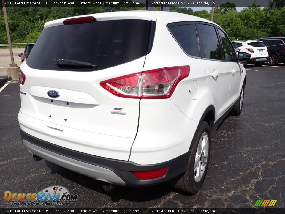 2013 Ford Escape SE 1.6L EcoBoost 4WD Oxford White / Medium Light Stone Photo #7