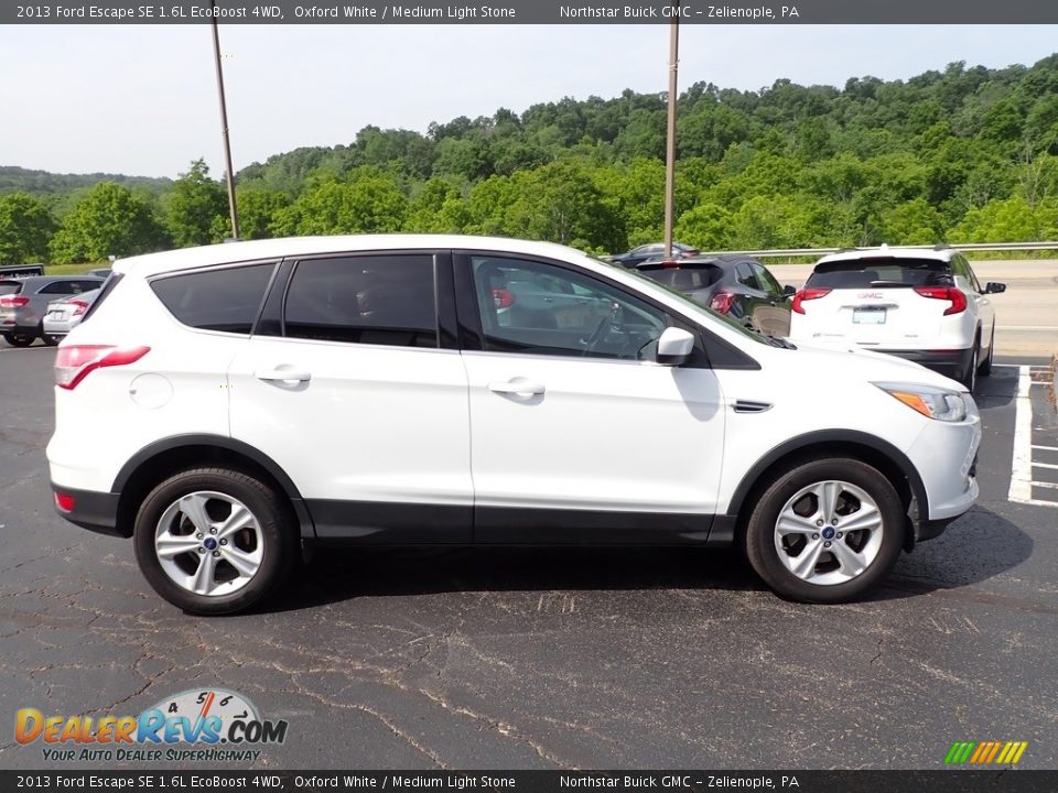 2013 Ford Escape SE 1.6L EcoBoost 4WD Oxford White / Medium Light Stone Photo #8