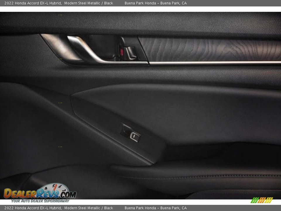 2022 Honda Accord EX-L Hybrid Modern Steel Metallic / Black Photo #36