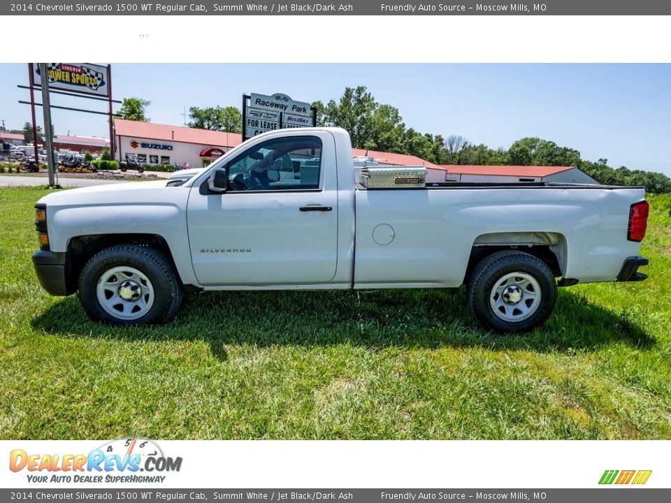 2014 Chevrolet Silverado 1500 WT Regular Cab Summit White / Jet Black/Dark Ash Photo #7