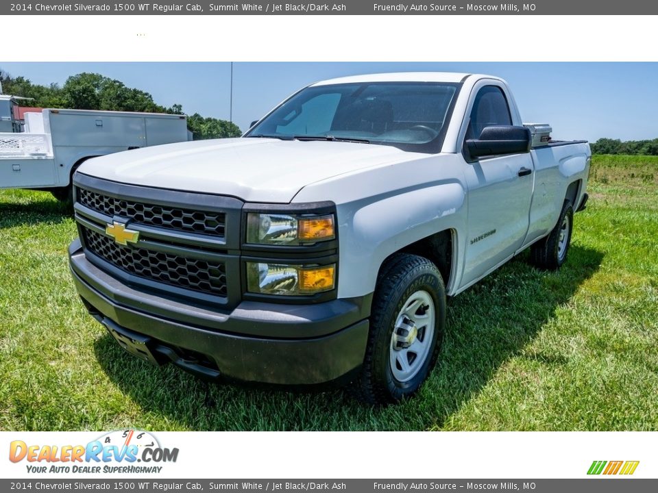 2014 Chevrolet Silverado 1500 WT Regular Cab Summit White / Jet Black/Dark Ash Photo #8