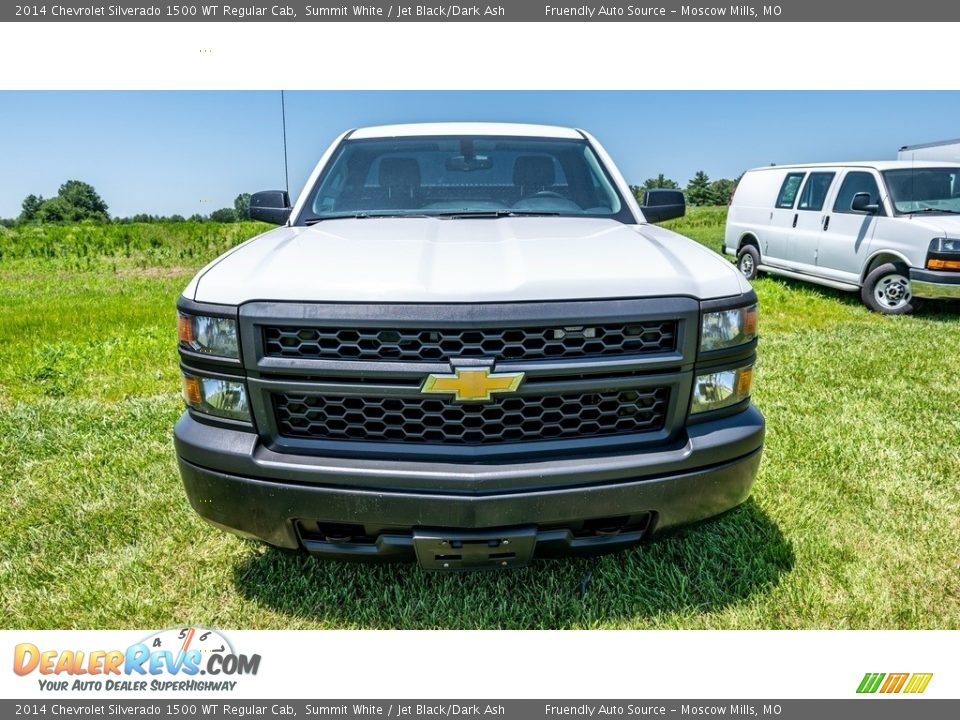 2014 Chevrolet Silverado 1500 WT Regular Cab Summit White / Jet Black/Dark Ash Photo #9