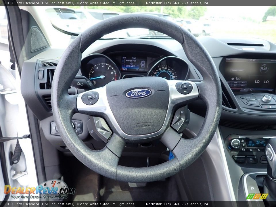 2013 Ford Escape SE 1.6L EcoBoost 4WD Oxford White / Medium Light Stone Photo #29