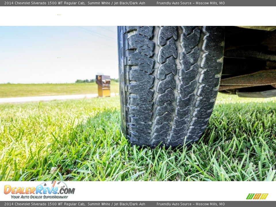 2014 Chevrolet Silverado 1500 WT Regular Cab Summit White / Jet Black/Dark Ash Photo #15