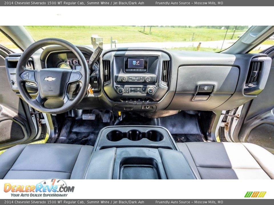 Jet Black/Dark Ash Interior - 2014 Chevrolet Silverado 1500 WT Regular Cab Photo #24
