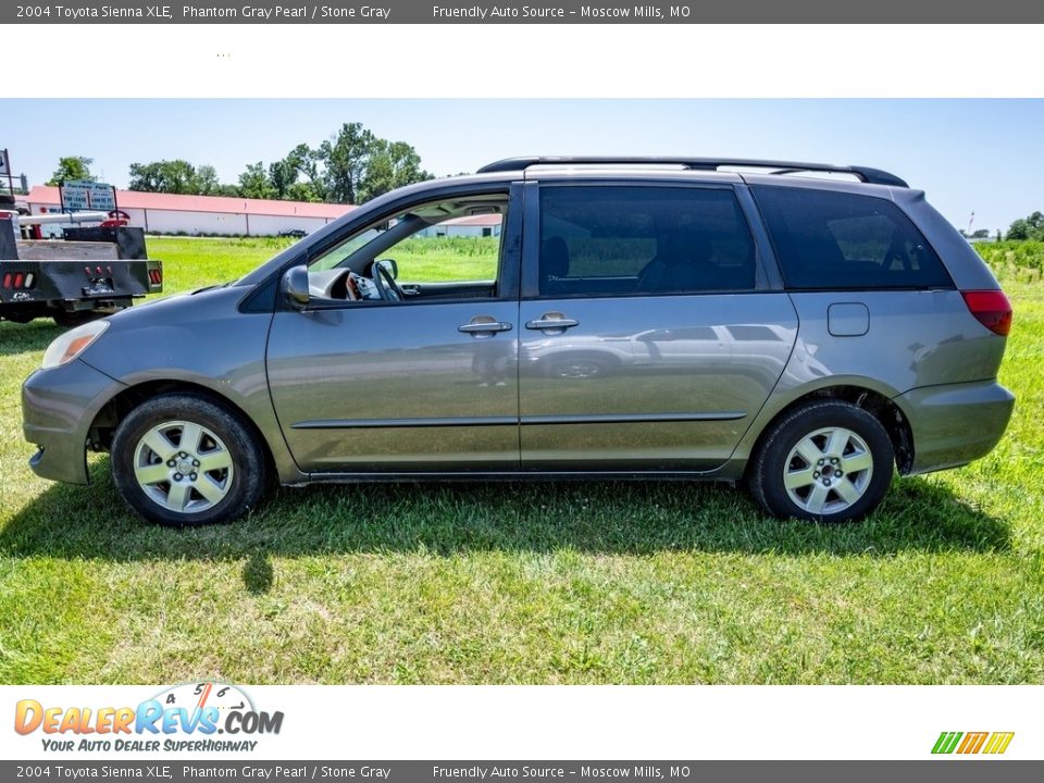 2004 Toyota Sienna XLE Phantom Gray Pearl / Stone Gray Photo #7