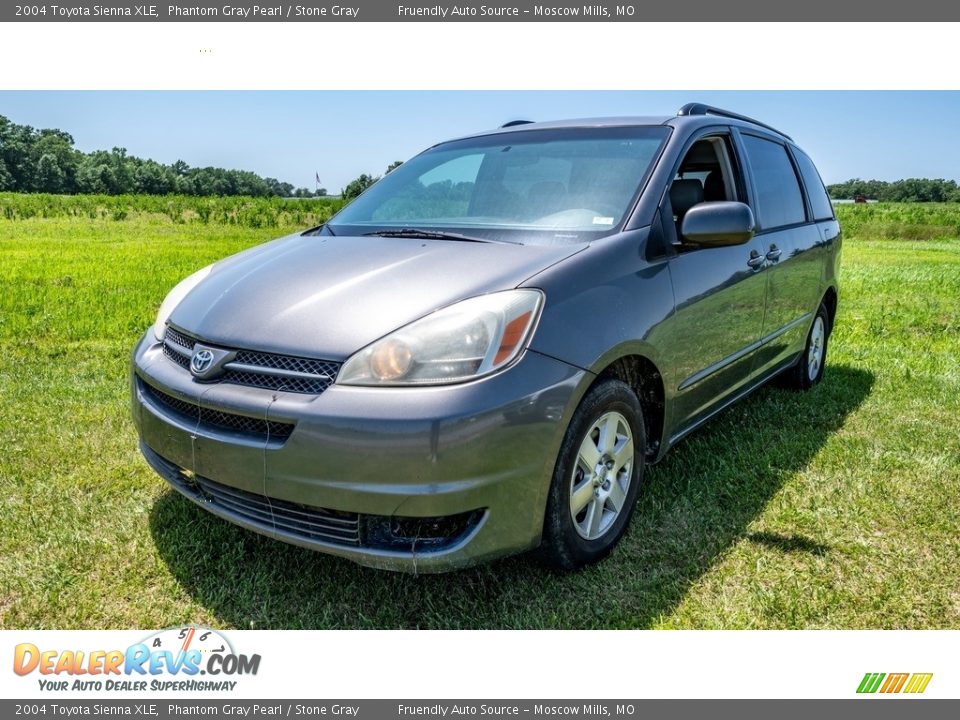 2004 Toyota Sienna XLE Phantom Gray Pearl / Stone Gray Photo #8