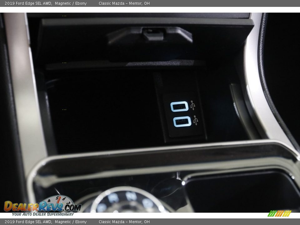 2019 Ford Edge SEL AWD Magnetic / Ebony Photo #14