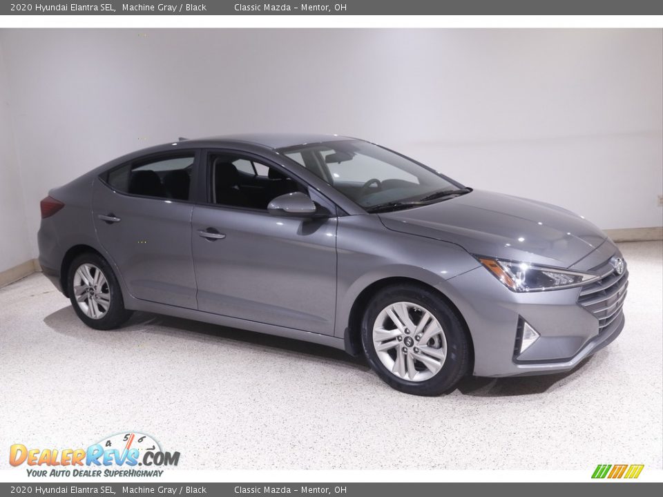 2020 Hyundai Elantra SEL Machine Gray / Black Photo #1
