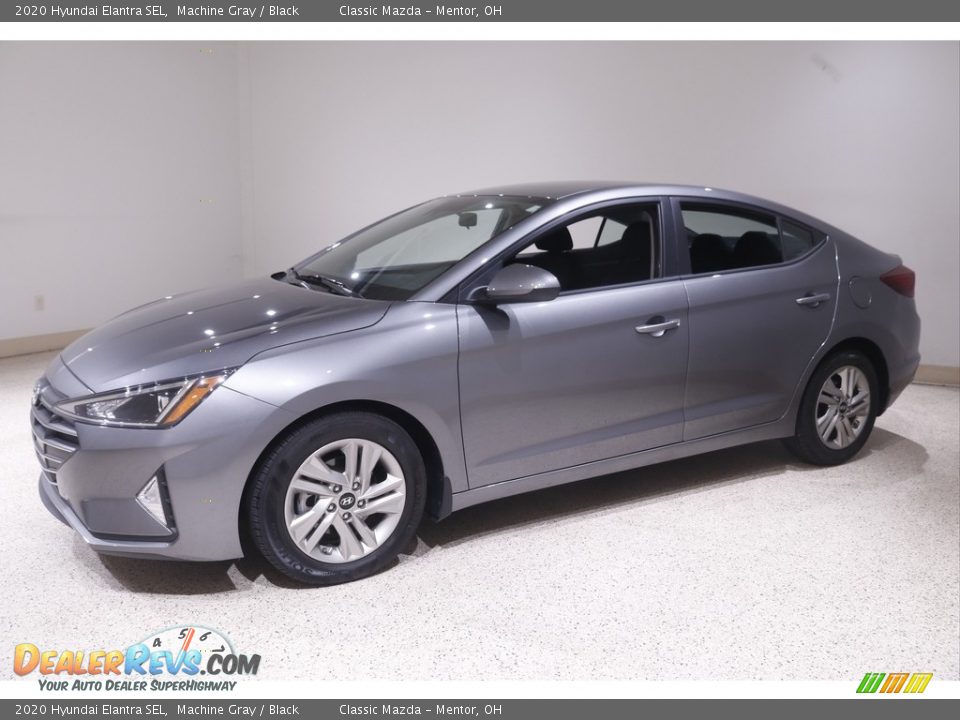 2020 Hyundai Elantra SEL Machine Gray / Black Photo #3