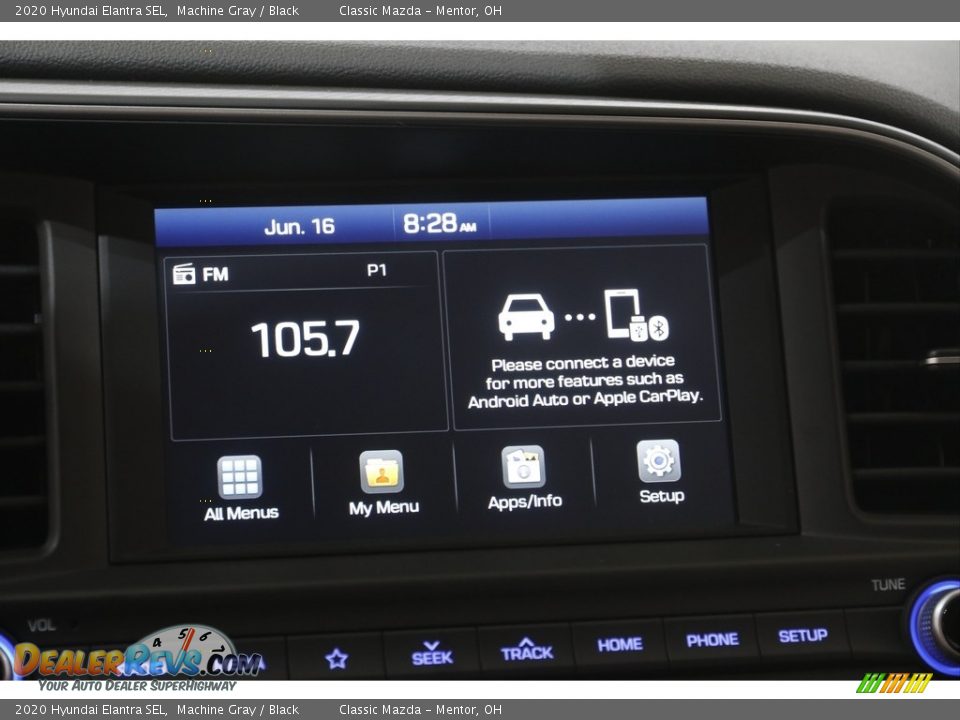 2020 Hyundai Elantra SEL Machine Gray / Black Photo #10