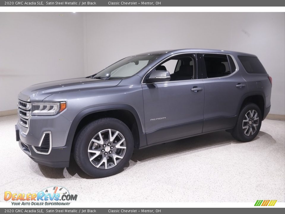 2020 GMC Acadia SLE Satin Steel Metallic / Jet Black Photo #3