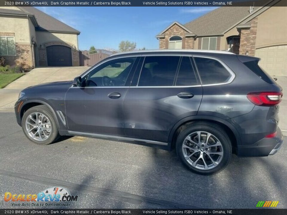 2020 BMW X5 xDrive40i Dark Graphite Metallic / Canberra Beige/Black Photo #2