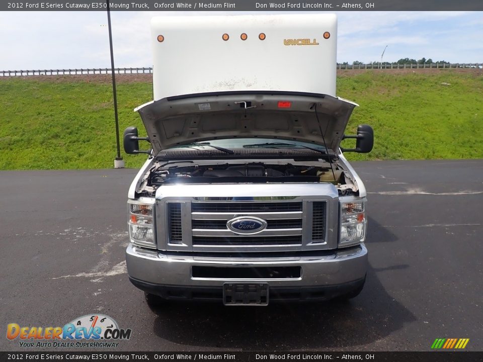 2012 Ford E Series Cutaway E350 Moving Truck Oxford White / Medium Flint Photo #5