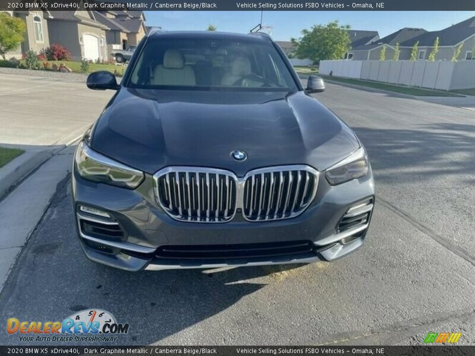 2020 BMW X5 xDrive40i Dark Graphite Metallic / Canberra Beige/Black Photo #3