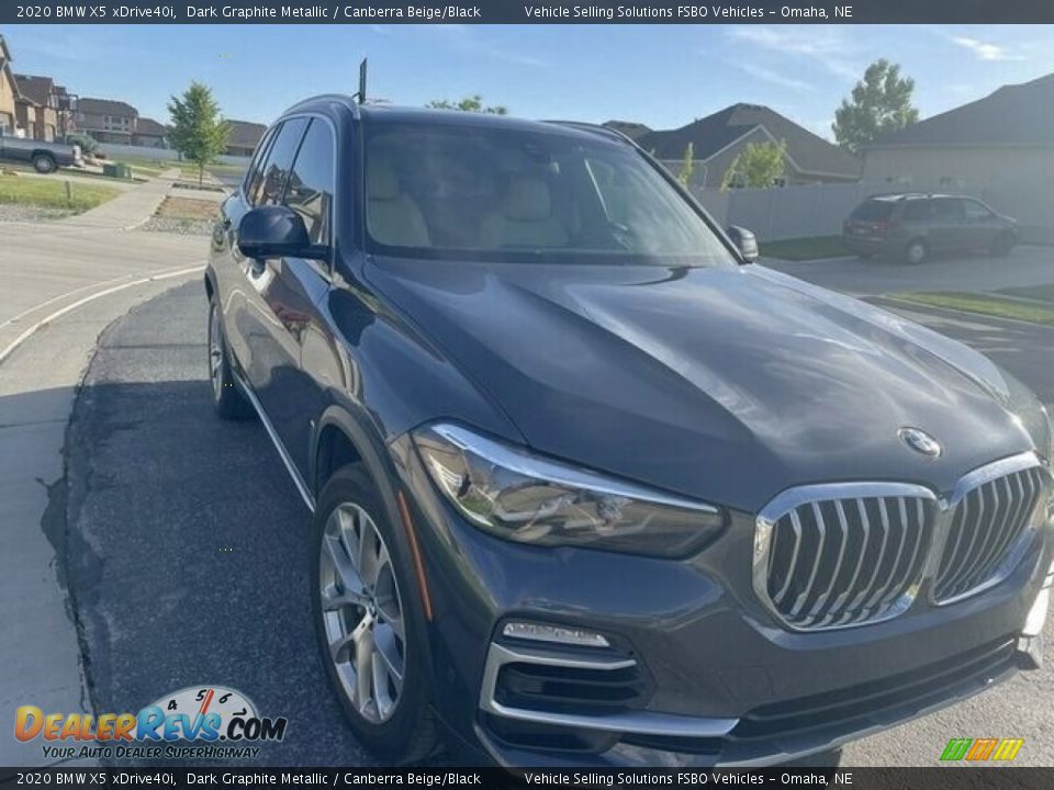 2020 BMW X5 xDrive40i Dark Graphite Metallic / Canberra Beige/Black Photo #4