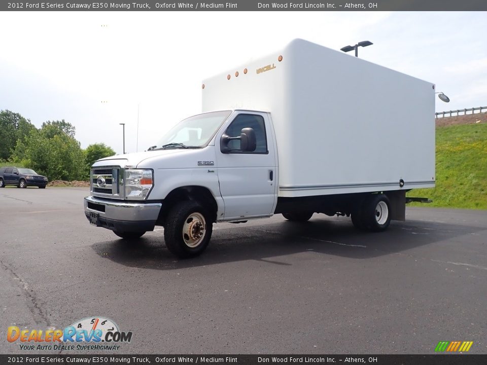 Oxford White 2012 Ford E Series Cutaway E350 Moving Truck Photo #7