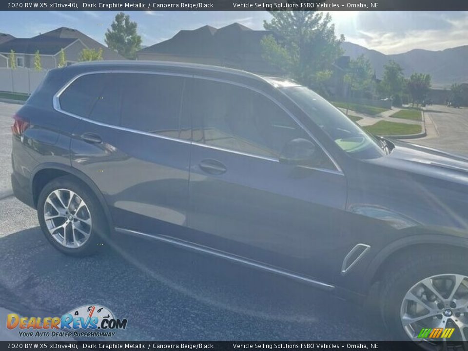 2020 BMW X5 xDrive40i Dark Graphite Metallic / Canberra Beige/Black Photo #5