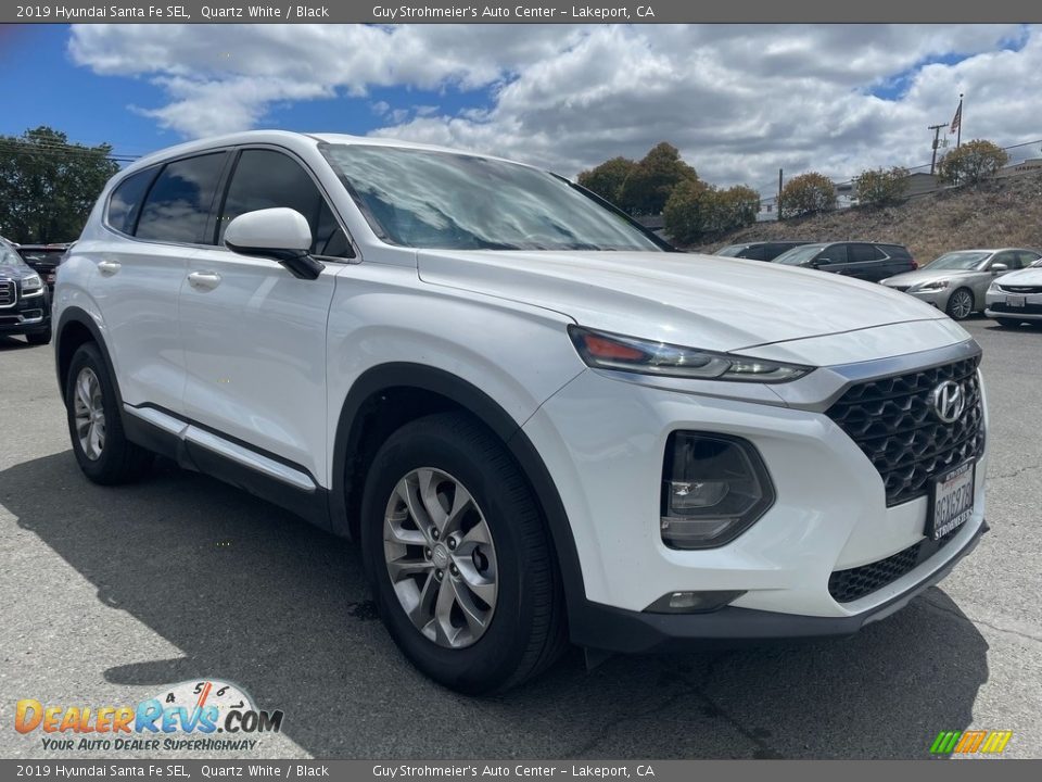 2019 Hyundai Santa Fe SEL Quartz White / Black Photo #1