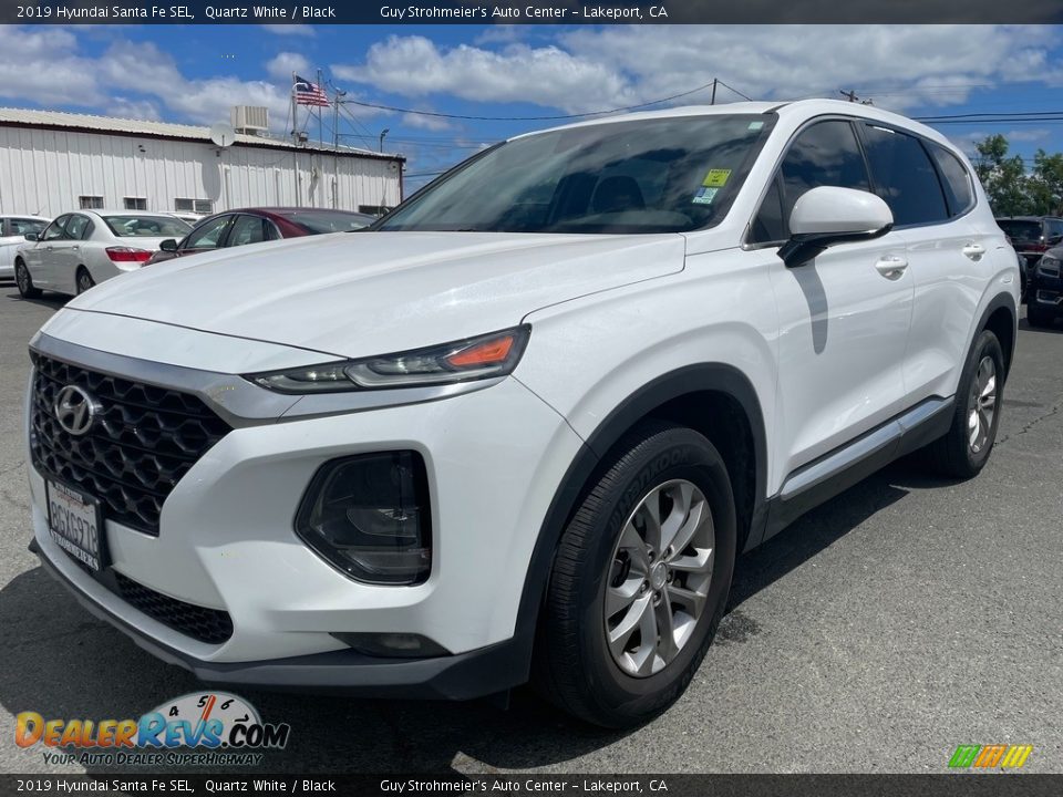 2019 Hyundai Santa Fe SEL Quartz White / Black Photo #3