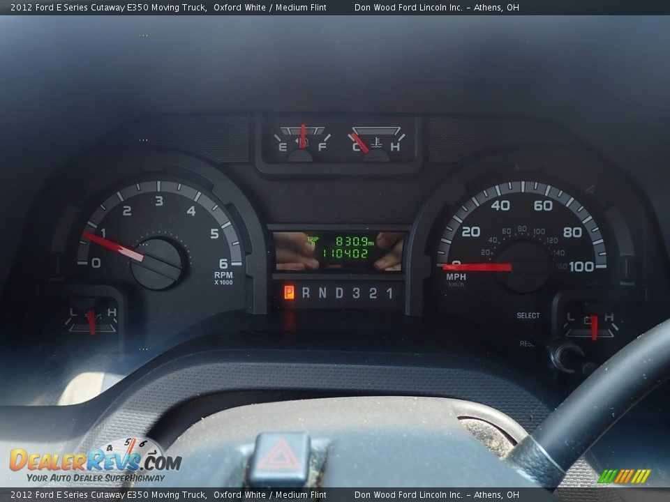 2012 Ford E Series Cutaway E350 Moving Truck Gauges Photo #19
