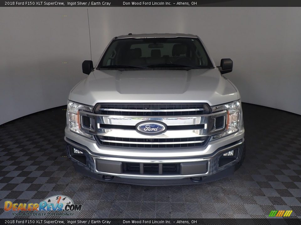 2018 Ford F150 XLT SuperCrew Ingot Silver / Earth Gray Photo #5