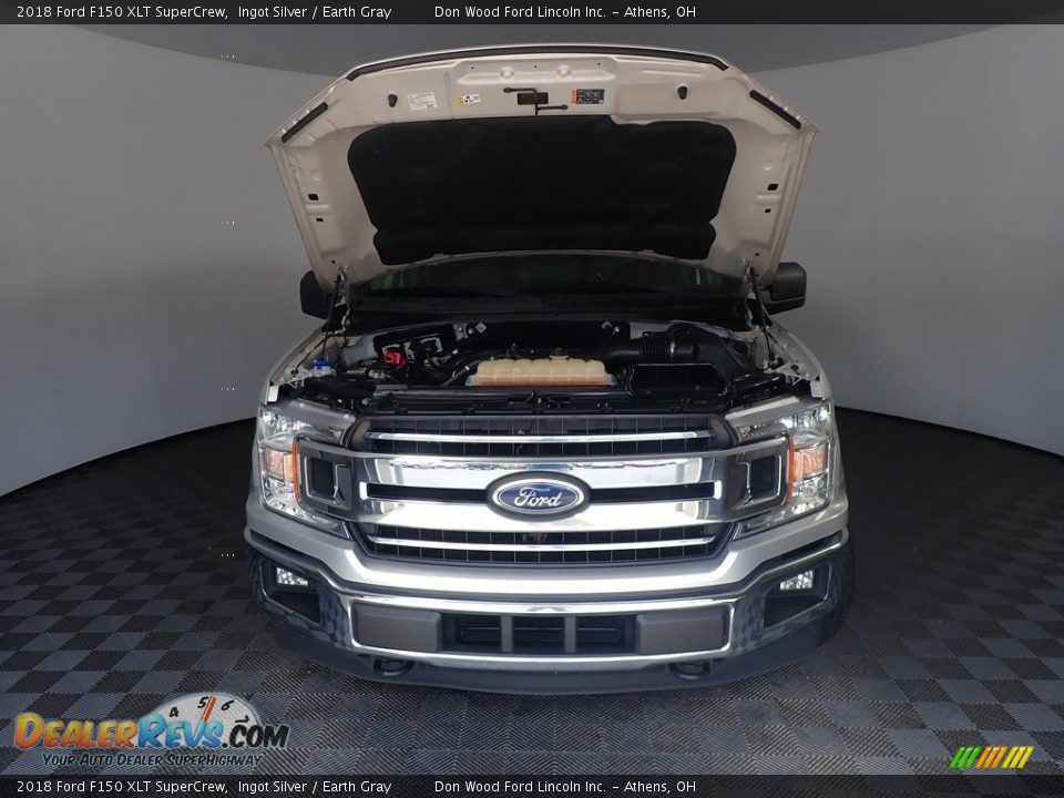 2018 Ford F150 XLT SuperCrew Ingot Silver / Earth Gray Photo #6