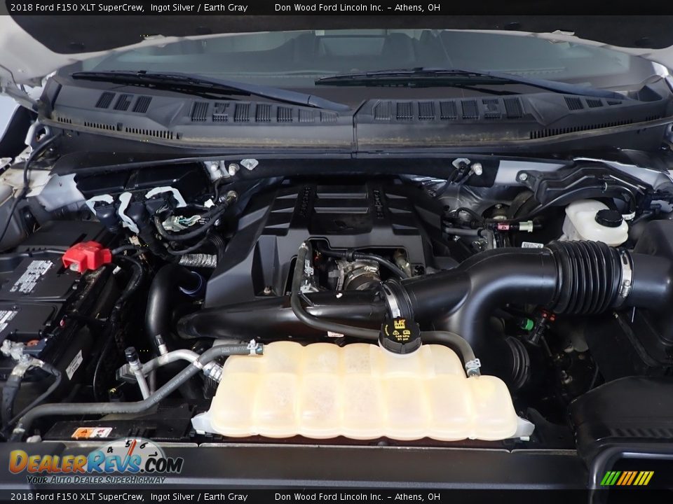 2018 Ford F150 XLT SuperCrew Ingot Silver / Earth Gray Photo #7