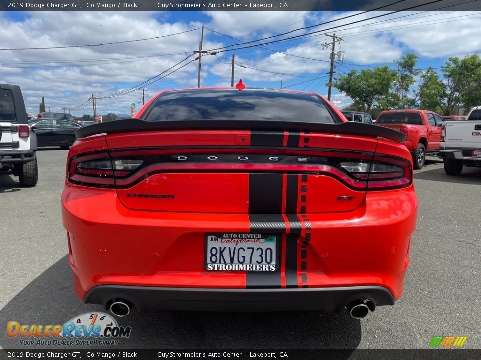 2019 Dodge Charger GT Go Mango / Black Photo #6