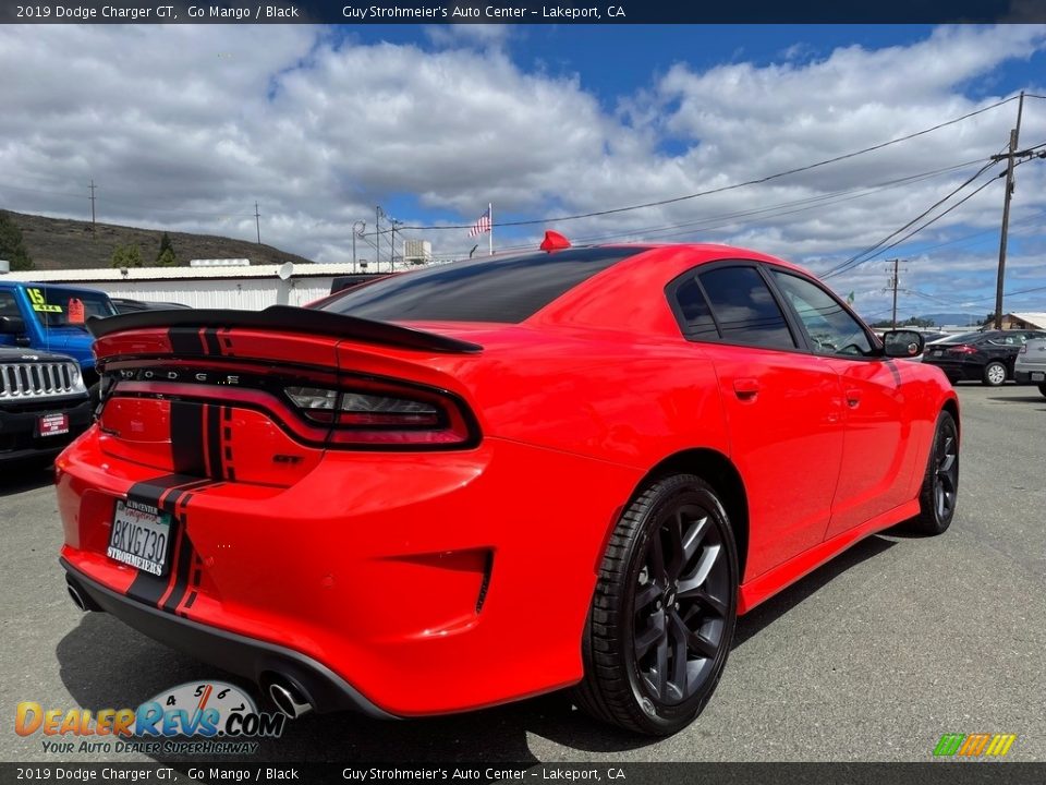 2019 Dodge Charger GT Go Mango / Black Photo #7