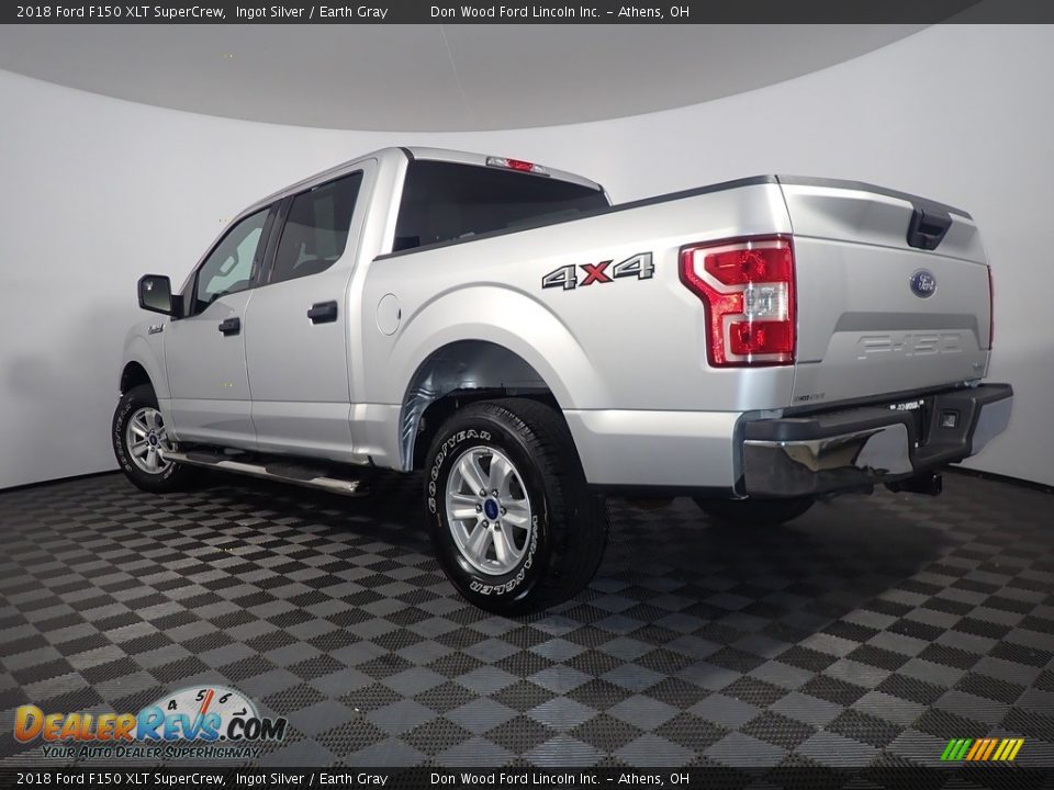 2018 Ford F150 XLT SuperCrew Ingot Silver / Earth Gray Photo #11